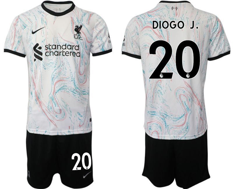 Cheap Men 2022-2023 Club Liverpool away white 20 Soccer Jersey